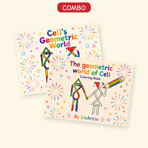 Celi’s Geometric World - Digital Combo Pack (Storybook + Coloring Book)