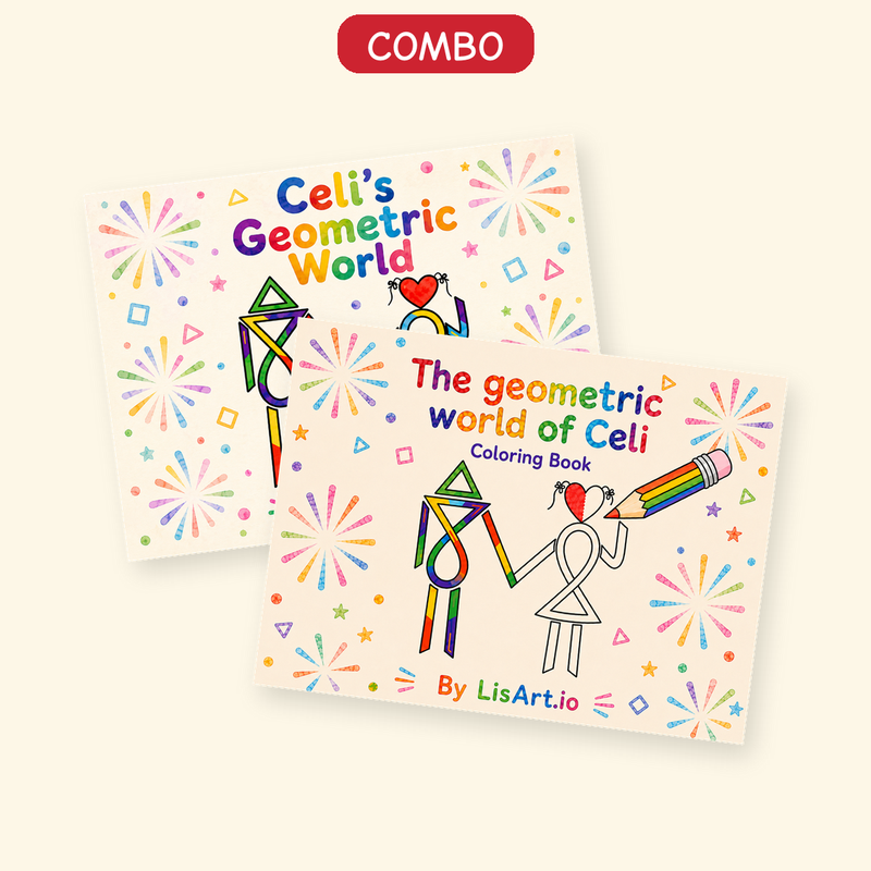 Celi’s Geometric World - Digital Combo Pack (Storybook + Coloring Book)