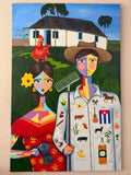 Acrylic painting on canvas