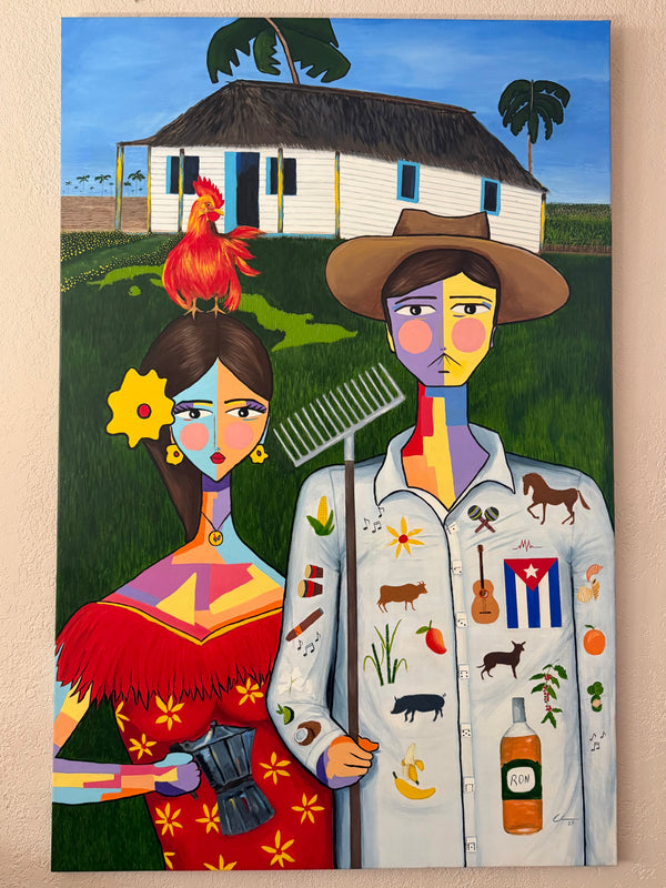 Acrylic painting on canvas