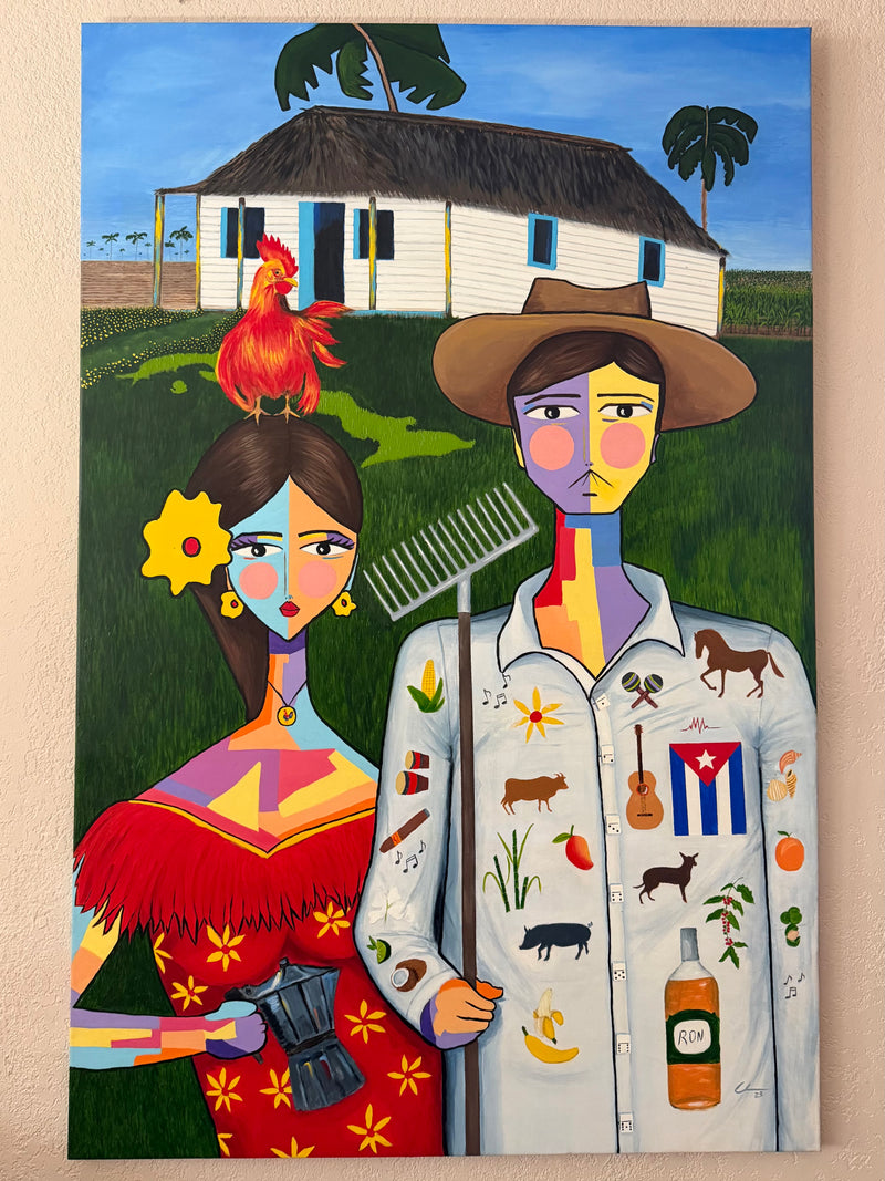Acrylic painting on canvas