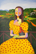 Acrylic painting on canva.