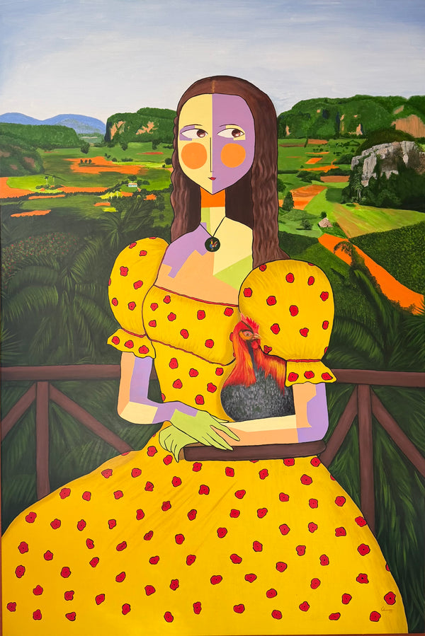 Acrylic painting on canva.