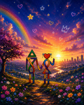 Celi_RainbowDreams-Kids Room Printable Collection
