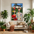 Acrylic painting on canvas