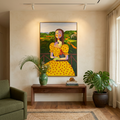 Acrylic painting on canva.